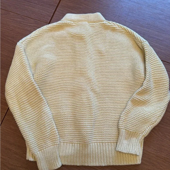 Alex Mill Cream Knit Women's Cardigan - Picture 3 of 3